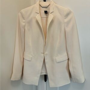 WHBM One-Button Tailored Blazer with Notched Lapels